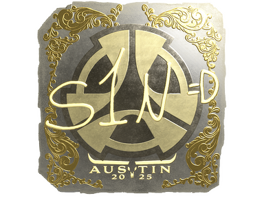 Sticker | s1n (Gold) | Austin 2025