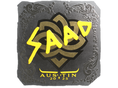 Sticker | saadzin (Foil) | Austin 2025