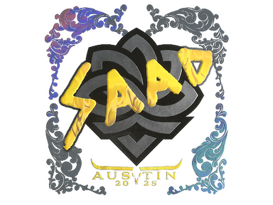 Sticker | saadzin (Holo) | Austin 2025