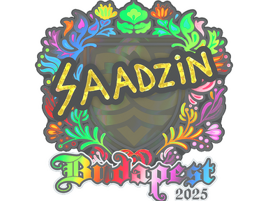 Sticker | saadzin (Holo) | Budapest 2025