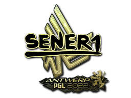 Sticker | SENER1 (Gold) | Antwerp 2022