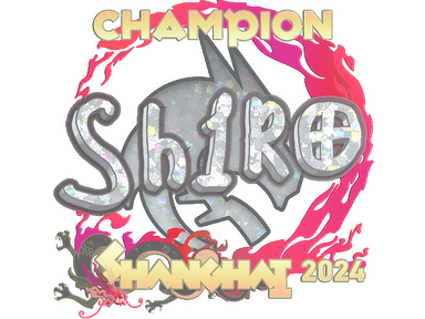 Sticker | sh1ro (Glitter, Champion) | Shanghai 2024