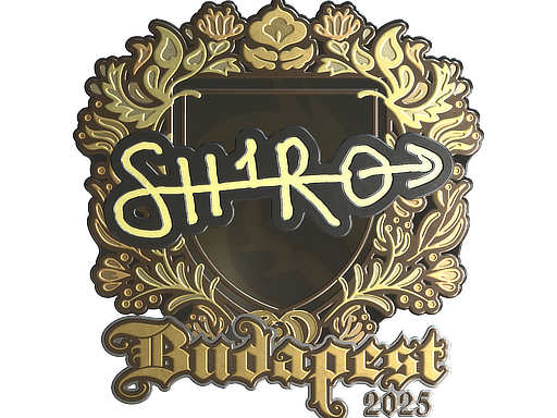Sticker | sh1ro (Gold) | Budapest 2025