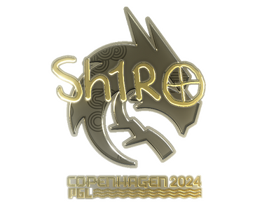 Sticker | sh1ro (Gold) | Copenhagen 2024