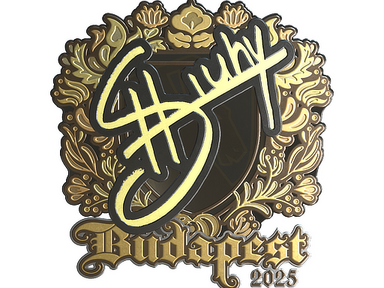 Sticker | siuhy (Gold) | Budapest 2025