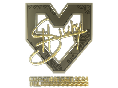 Sticker | siuhy (Gold) | Copenhagen 2024