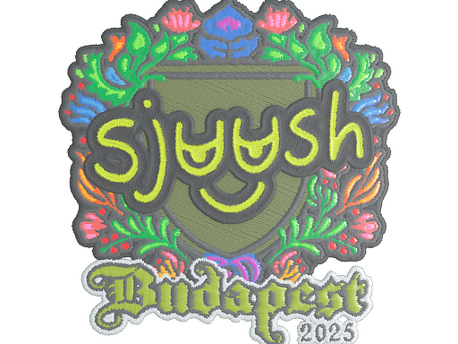 Sticker | sjuush (Embroidered) | Budapest 2025