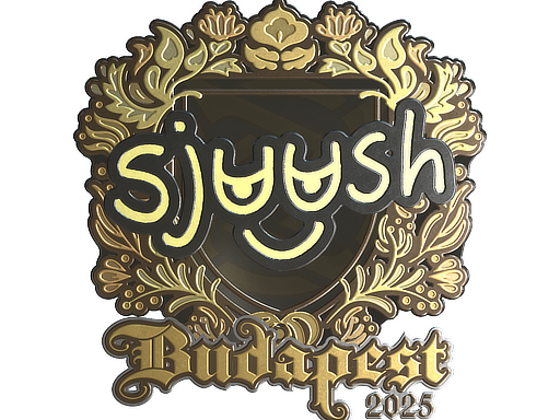Sticker | sjuush (Gold) | Budapest 2025