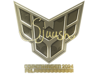 Sticker | sjuush (Gold) | Copenhagen 2024