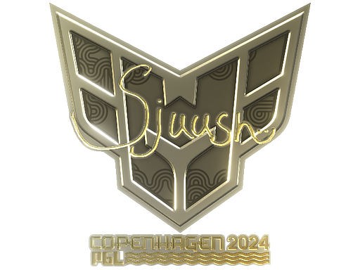 Sticker | sjuush (Gold) | Copenhagen 2024