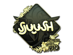 Sticker | sjuush (Gold) | Rio 2022