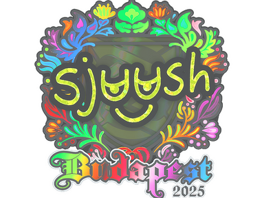Sticker | sjuush (Holo) | Budapest 2025