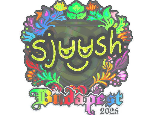 Sticker | sjuush (Holo) | Budapest 2025