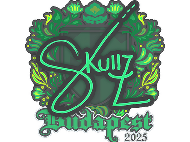 Sticker | skullz | Budapest 2025