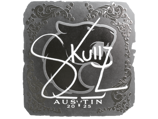 Sticker | skullz (Foil) | Austin 2025