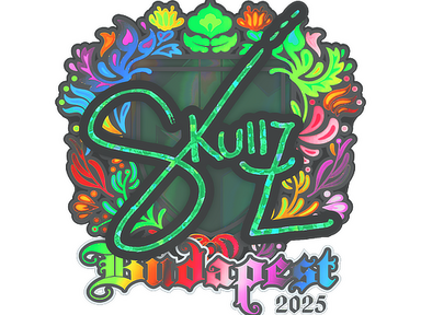 Sticker | skullz (Holo) | Budapest 2025