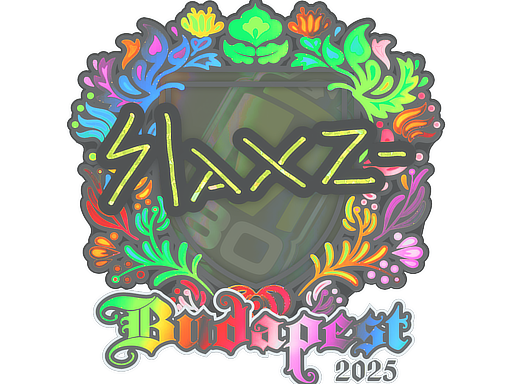 Sticker | slaxz- (Holo) | Budapest 2025