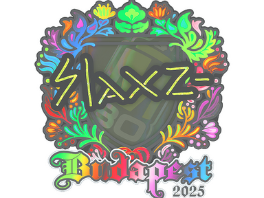 Sticker | slaxz- (Holo) | Budapest 2025