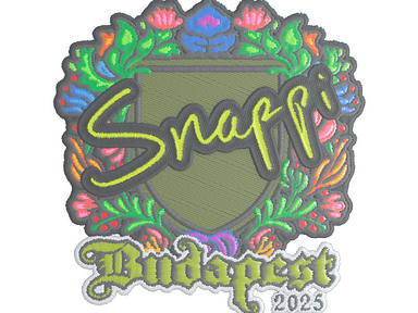 Sticker | Snappi (Embroidered) | Budapest 2025