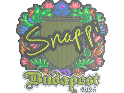 Sticker | Snappi (Embroidered) | Budapest 2025