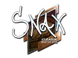 Sticker | Snax (Foil) | Boston 2018