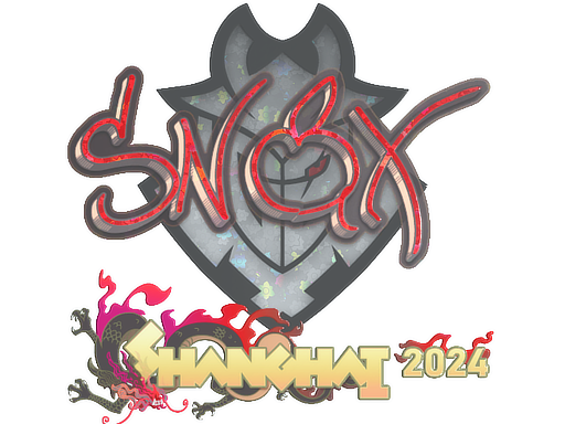 Sticker | Snax (Glitter) | Shanghai 2024