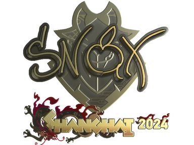 Sticker | Snax (Gold) | Shanghai 2024