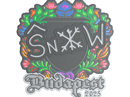 Sticker | snow (Embroidered) | Budapest 2025