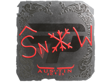 Sticker | snow (Foil) | Austin 2025