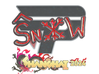 Sticker | snow (Glitter) | Shanghai 2024