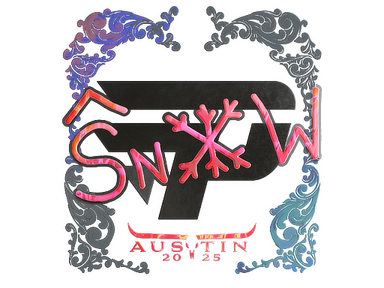 Sticker | snow (Holo) | Austin 2025