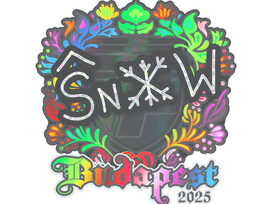 Sticker | snow (Holo) | Budapest 2025