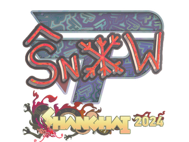 Sticker | snow (Holo) | Shanghai 2024