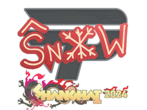 Sticker | snow | Shanghai 2024
