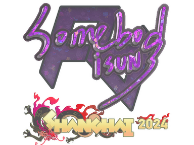 Sticker | somebody (Glitter) | Shanghai 2024