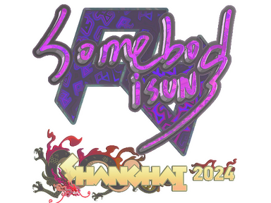 Sticker | somebody (Holo) | Shanghai 2024