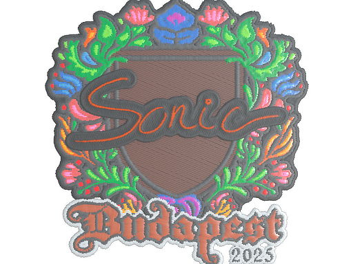 Sticker | Sonic (Embroidered) | Budapest 2025