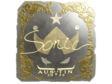 Sticker | Sonic (Gold) | Austin 2025
