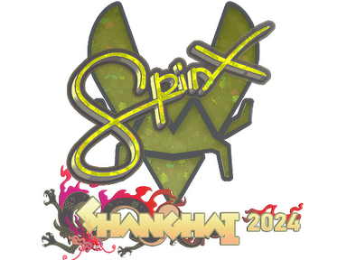 Sticker | Spinx (Glitter) | Shanghai 2024