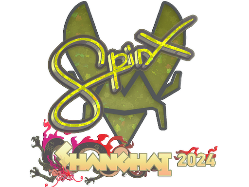 Sticker | Spinx (Glitter) | Shanghai 2024