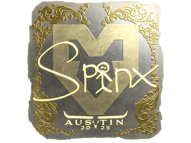 Sticker | Spinx (Gold) | Austin 2025