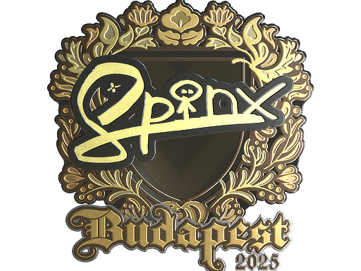 Sticker | Spinx (Gold) | Budapest 2025