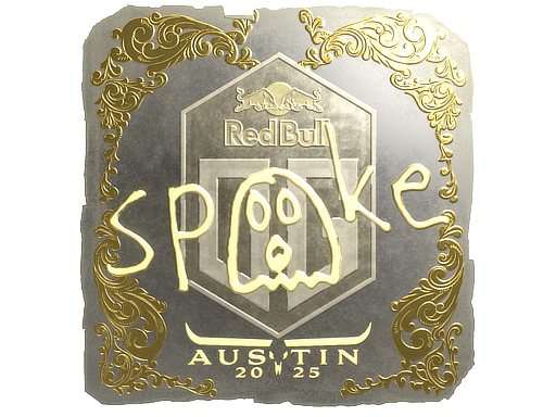 Sticker | spooke (Gold) | Austin 2025