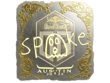 Sticker | spooke (Gold) | Austin 2025