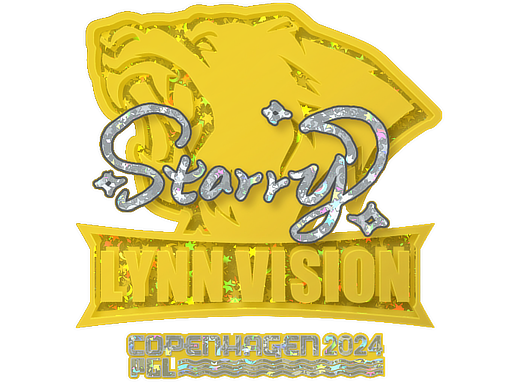 Sticker | Starry (Glitter) | Copenhagen 2024