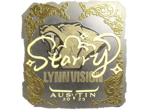 Sticker | Starry (Gold) | Austin 2025