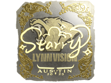 Sticker | Starry (Gold) | Austin 2025