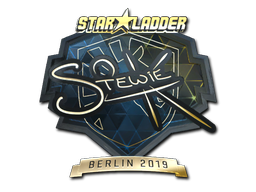 Sticker | Stewie2K (Gold) | Berlin 2019