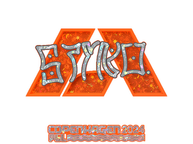 Sticker | STYKO (Glitter) | Copenhagen 2024