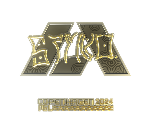 Sticker | STYKO (Gold) | Copenhagen 2024